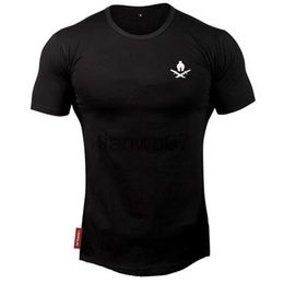 Men's T-Shirts 2023 New brand Clothing fitness Running t shirt men Oneck tshirt cotton bodybuilding Sport shirts tops gym men t shirt J230705