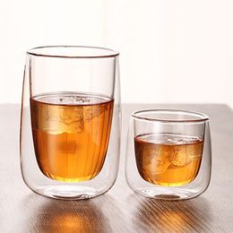 Artificial blowing of thick double layer closed glass cups with high borosilicate content