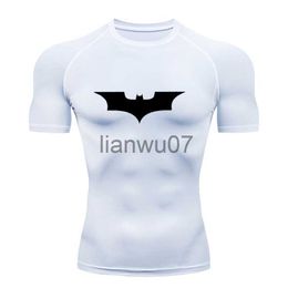 Men's T-Shirts Men's Short Sleeve TShirt Black Compression Shirts Running Training T shirt Hotsale Men GYM Jogging Tight Sports Tops Tees J230705