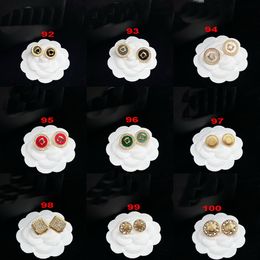 Enamel Medusa Stud Earrings Letter Earring Ladies Ear Studs Banshee Head Portrait Ear Clip Greece Meander Pattern Jewellery Accessories Gift XVER11