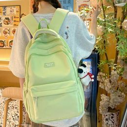 School Bags Fashion Casual Nylon Backpack For Teenagers Girls Women Travel Bag Female Large Capactiy Book