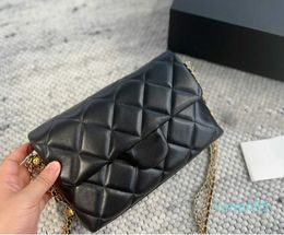 Women's Designer Bags Luxury Shoulder Bags Handbags Crossbody Chains Plaid Pattern Black Versatile