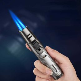 Mini Welding Gun Inflatable Lighter Windproof Kitchen Without Gas Ignition Point Cigar Spray Outdoor Barbecue JBJK