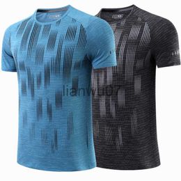 Men's T-Shirts 2022 Men's Casual Sportswear Fitness Sports Clothes Gym Running TShirt Outdoor Jogging Tops Thin Breathable Elasticity Dry Fit J230705