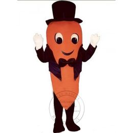 New Adult Cute Carrot Mascot Costume W/Tailcoat Hat Carnival costume Birthday Party Mascot Costume