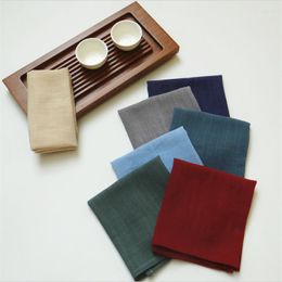 Table Napkin Cotton And Linen Wine Glass Towel Kitchen Placemat Gourmet Background Cloth Restaurant Mat