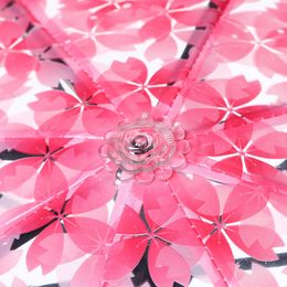 Umbrellas Transparent Umbrellas For Protect Against Wind Rain Clear Sakura Fold Umbrella Clear Field Of Vision Household Rain Gear