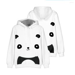 Men's Hoodies 3 To 14 Years Kids 3D Cute Panda Print Hoodie Sweatshirts Boys Girls Pullovers Streetwear Jacket Tops Children Clothes