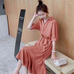 Casual Dresses Long Dress Basic Harajuku Elegant Women's For Party 2023 Urban Womens Clothing Robe Woman Clothes Trendyol Female