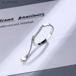 Korean Simple Tassel Open Rings Sweet Gift for Female Cold Wind Ring Personality Jewellery Mood Rings L230620