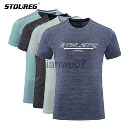 Men's T-Shirts Men Quick Dry Sports TShirtsBreathable Short Sleeve Running Gym Tee Shirts Jogging Training Fitness Sportswear Top For Male J230705