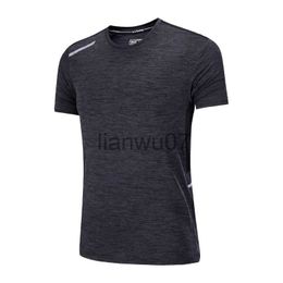 Men's T-Shirts Men Running Tshirts Quick Dry Breathable Sports Short Sleeve Thin Training Fitness Tee Casual Gym Workout Shirts J230705