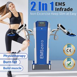 Newly 2 in 1 RF Infrared Emszero Slimming Infrared Non-Exercise Slimming Fat Burning beauty machine butt lift sculpt tighten muscle build