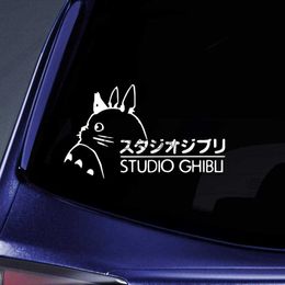 Adesivi per auto Tre Ratels FD35 Totoro Ghibli Laputa JDM Kawaii Animal Cartoon Car Sticker Window Wall Laptop Notebook Stickers Home Decal x0705