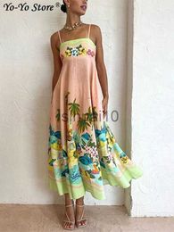 Casual Dresses Floral Print A Lline Dress Women Sleeveless Tube Top High Waist Elegant Dresses 2023 Summer Fashion Prairie Chic Vestidos J230705