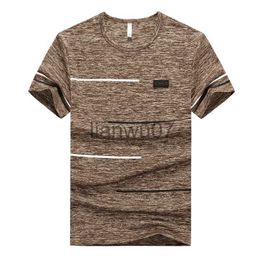 Men's T-Shirts Plus Size 6XL 7XL 8XL 9XL T Shirt Men Slim Round Neck QuickDrying Breathable Sportsing T Shirt Summer Casual Short Sleeve J230705