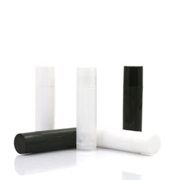 DIY Empty Lipstick Bottle Lip Gloss Tube Lip Balm Tube Container With Cap Clear Black White Sample Container F3079 Blmiu