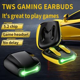 R05 Tws Earbuds Gaming Low-latency With Charging Box Wireless Earphones Bluetooth Headset Stereo Fingerprint Touch Headphones by kimistore1