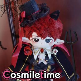 Dolls No attributes Monster Red Lie 20cm Cute Plush Doll Dress Up Cospslay Children s Toys For Girl Anime Xmas Gifts WEN 230704