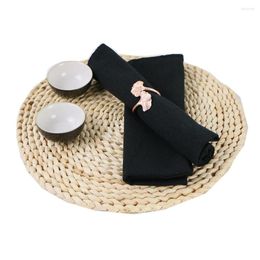 Table Napkin Set Of 50pcs Wholesale Prices Napkins Cloth With Hemmed Edges Soft Polyester Blend Fabric Mat For Kitchen Dining Wedding