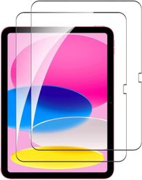 Tablet Screen Protectors For iPad Pro 11'' 10th 10.9'' Air 4 Air 5 10.9 Inch HD Clear 9H Hardness Anti-Scratch Bubble Free Touch Sensitive Tempered Glass With Retail Package