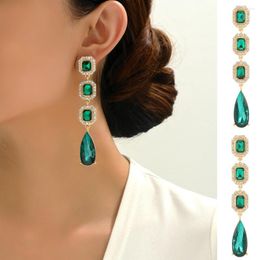 Dangle Earrings 2023 Long Hanging Drop For Women Trendy Luxury Design Teardrop Chandelier Wedding Party Pendientes Jewelry Accessories