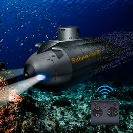 Electric/RC Boats 2.4G Electric Submarine Boat 6 Channel Mini Playing Wireless Remote Control Diving Model Boat Toy Gift RC Toy Gift 230705