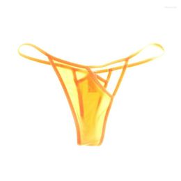 Underpants Acebal Cers Brand Men's Underwear Sexy Shorts Nylon U Convex Hull Ultra-low Thong XXL.XL.L M