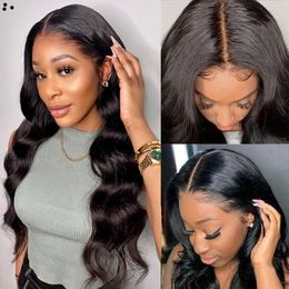 28Inch Wig Body Wave Lace Front Wig Lace Frontal Wig Brazilian Lace Front Human Hair Wigs For Black Women