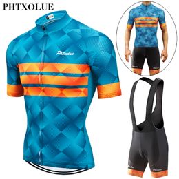 Cycling Jersey Sets Pro Cycling Jersey Set Men Cycling Set Outdoor Sport Bike Clothes Women Breathable Anti-UV MTB Bicycle Clothing Wear Suit Kit 230704
