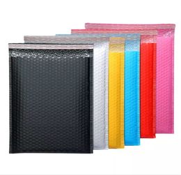 50pcs Bubble Envelop Self Seal Black Foil Bubble Mailer For Gift Packaging Lined Poly Mailer Wedding Bag Mailing Envelopes JL1452