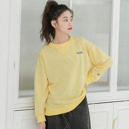 Women's Hoodies Ulzzang Harajuku Hoodie Women Top Autumn 2023 Winter Korean Clothes Fashion Vintage Letter Friends Long Sleeve Sweatshirt