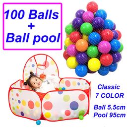 Balloon Ocean Balls Colours House Outdoors Tents Toy Wave Ball Water Pool Kids Swim Pit Play 230704