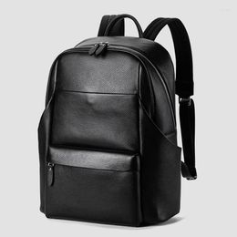 Backpack DIDE Brand Laptop Genuine Leather 15 Inches Anti-theft Waterproof School Backpacks Men Business Travel Bag