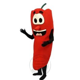 New Adult Cute Red Chilli Mascot Costume Custom fancy costume Ad Apparel Carnival costume