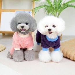 Dog Apparel Pet Jumpsuit Pretty Four Leggings Clothes Attractive Romper Costume For Autumn