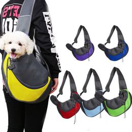 ペットバックパック犬キャリアメッシュ通気性ファッショントラベルバッグポータブル猫と犬のショルダーバッグ
