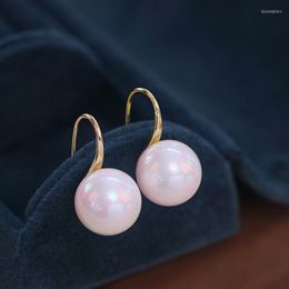 Stud Earrings Elegant Simulation Pearl For Women Classic Round Wedding Jewellery Accessories Female Christmas Gifts