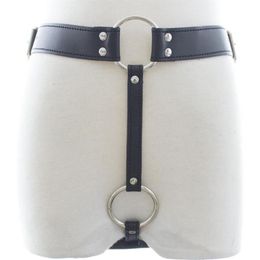 Women Faux Leather Adjustable Strap Harness Underwear Underpants Butt Plug Belt Adult Exotic Lingerie Sexy Panties Nightwear3346
