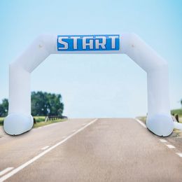 Outdoor Decoration Inflatable Finish Line Entrance Arch Welcome Inflatable Arch Gate with Air Blower