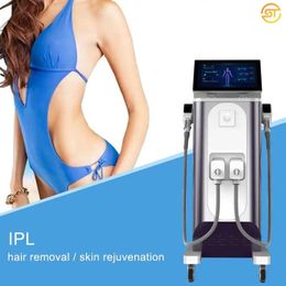 Newest 2 IN 1 Diode Laser Permanent Hair Removal Machine IPL Elight skin rejuvenation wrinkles reduction Skin cares treatment