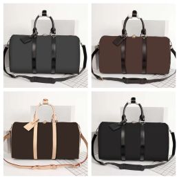 Duffelväska herr Tygväska Stor kapacitet Bagage Läderväska Multifunktionell designeraxelväska Sportresor Mode Crossbody-väska