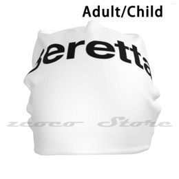 Berets Personalized Pattern Knit Hats Plus Size Elastic Soft Cap Typography Babies Boys Names Girls Make Your Own Name On Named