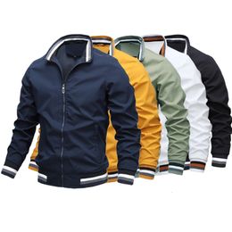 Mens Jackets Quality Bomber Casual Jacket Men Autumn Zipper Outerwear Sportswear Mens Jackets for Male Windbreaker Coats Spring 230705