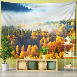 Tapestries Mangrove Landscape Tapestry Nature Beautiful Forest Wall Hanging Art Home Living Room Decor Background