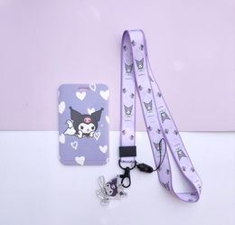 INS Lovely Design Melody Lanyards High Quality ID Badge Card Holder Student Work Bus Credit Plastic Cards Case Custom Lanyards