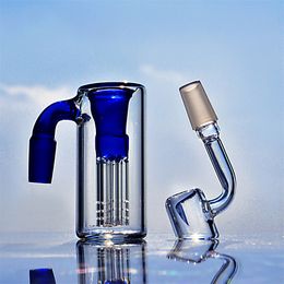 14mm ash catcher heady glass dab rigs Glass Bong perc smoking pipes water pipe dab tool 14mm banger bowl