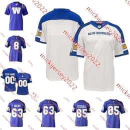 Winnipeg Blue Bombers Football Jersey Nic Demski Janarion Grant KR Brendan OLeary-Orange Dalton Schoen Drew Wolitarsky Johnny Augustine Custom Winnipeg Jerseys