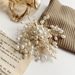 Hair Clips Wedding Accessories Crystal Pearl Clip Bridal Ornaments Jewelry Bride Headdress Headbands S
