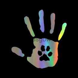 Car Stickers HungMieh Sticker on Car Hand Claw Print Car Stickers for Auto Dog Cat Pet 3D Vinyl Stickers and Decals JDM 1514cm x0705